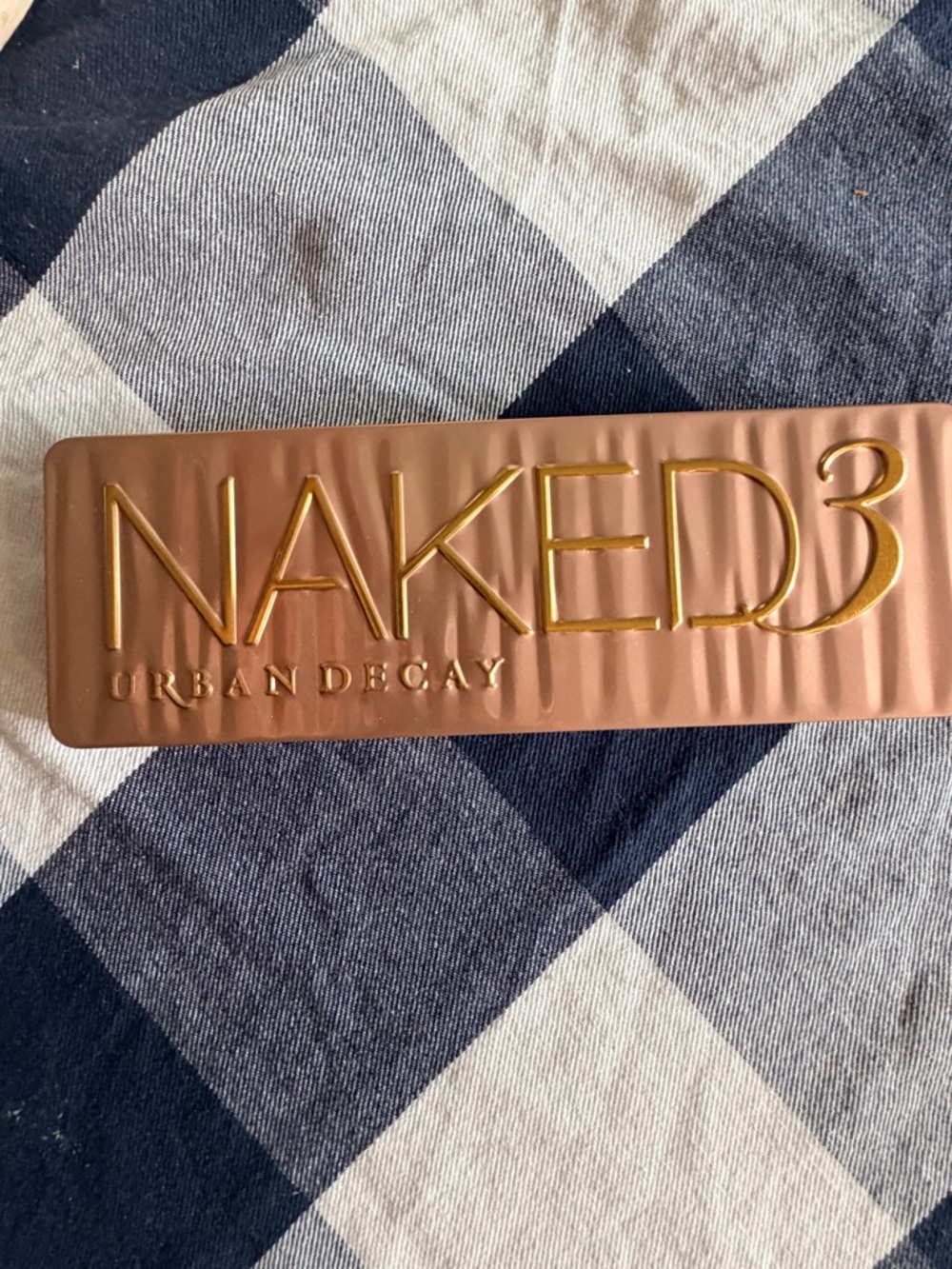 Urban Decay Rose Gold NAKED3 Metallic Eyeshadow Palette Case